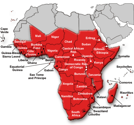 sahara map africa